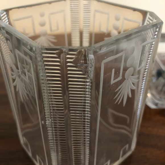 Antique Glass Condiment Jar - Picture 8 of 11